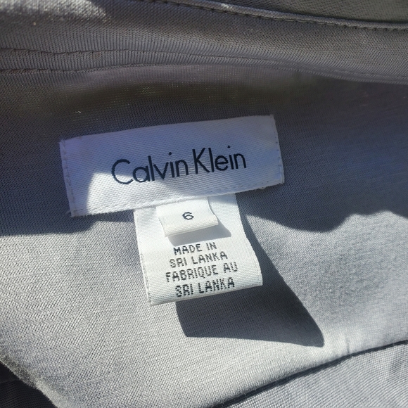 CALVIN KLEIN Longsleeve Button Down Shirt Midi Dress 6 - Picture 3 of 8